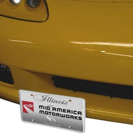 1997–2013 Corvette Manual Retractable Front License Plate Bracket – No-Drill Installation for C5 & C6