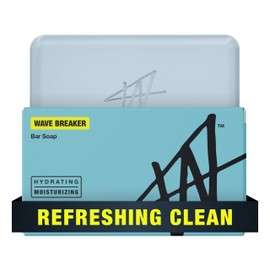 W By Jake Paul Bar Soap for Men, Moisturizing Vitamin Infused Mens Soap with Shea Butter, Odor Fighting, Wave Breaker Scent, 5 oz