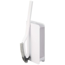 OHE Slim Toilet Brush with Case, White