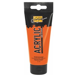 Kreul - Solo Goya Acrylic paint, 100 ml tube, creamy, versatile acrylic paint in professional quality, water-based, quick drying, matt, good coverage, waterproof