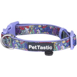 PetTastic Best Adjustable Large Dog Collar Durable Soft & Heavy Duty with Cute Creative Colored Design, Outdoor & Indoor use Comfort Dog Collar for Girls, Boys, Puppy, Adults, Including ID Tag Ring