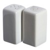American Metalcraft Square Ceramic Salt & Pepper Shakers (Set of