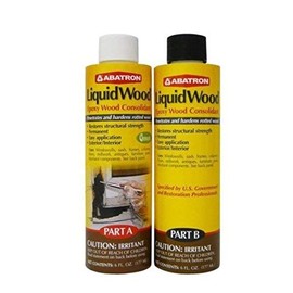 Kit of 3 Abatron LiquidWood Kit Epoxy Wood Consolidant 6 oz each, Part A & B