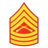 USMC E-8 Master Sergeant MSgt. Decal - Veteran Owned Business