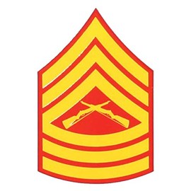 USMC E-8 Master Sergeant MSgt. Decal - Veteran Owned Business