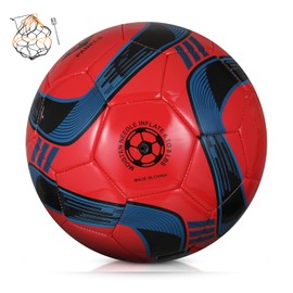 Football Size 5, Football for Children and Adults, Football Leather Size 5, Indoor & Outdoor Training Football, Leather Football, Prevent Blasting for Children, Teenagers, Adults Ball for Training