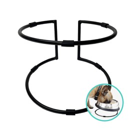 Enhanced Pet Bowl Stand - New Anti-Skid Feature - Dog and Cat Bowl Stand Exclusively for Use with The Corresponing Size Enhanced Pet Bowl (Large)