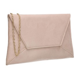 SwankySwans Women's Dory Clutch Bag, Nude