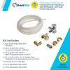 SharkBite Dishwasher Connection Kit, Push to Connect Brass Plumbing Fittings,
