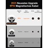VAFOTON 9Pin Magnet Ladekabel (2Pack 2m+1m), 540 Grad USB Magnetisches