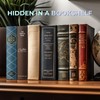 Book Safe with Combination Lock, Hidden Safe (9.5 x 6.2