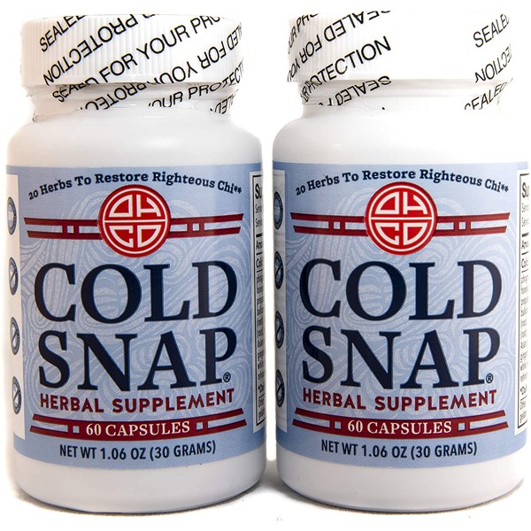 OHCO Cold Snap Herbal Supplement 60 Capsules, 2 Pack