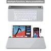 Varhomax Glass Desk Whiteboard with Storage, Desktop Organizer to-do List