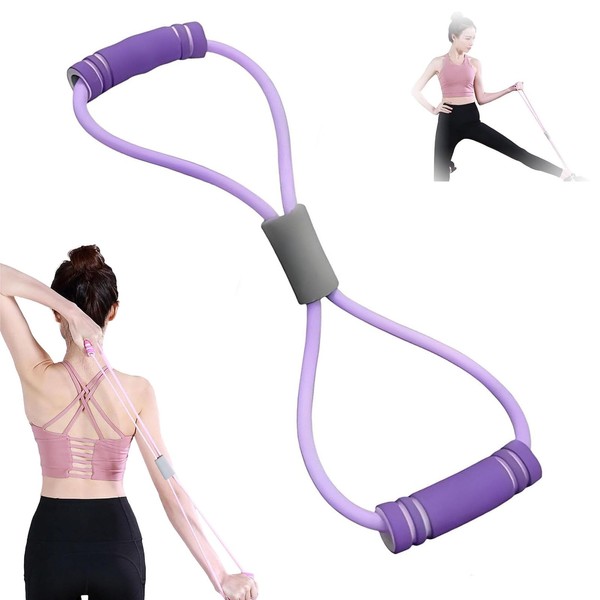 Saludea Resistance Band with Handles, Arm Figure 8 Resistance Band
