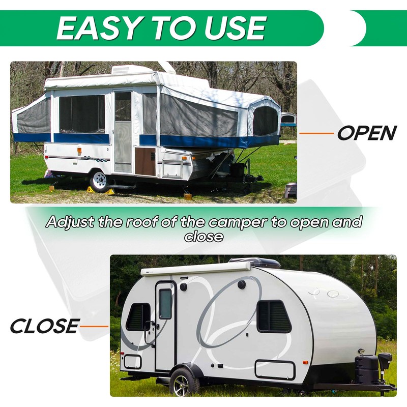 AUTOVIC Pop Up Camper Acme Drawbar Kit with Nut and