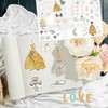 Wedding Stickers for Scrapbooking, 5Sheets 321PCS Wedding Scrapbook Stickers, Scrapbook