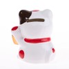 lachineuse Decorative Item, Ceramic, Blanc Et Rouge Dominant, 9x8x14cm