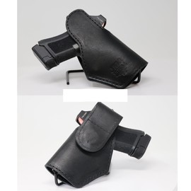 JM4 Tactical Magnetic Holster for Concealed Carry Gun | Size 2 | Fits LC9 | B Nano | G43 | P22 | CPX | Max 9 | (Black Original w/Optic Cut, IWB Left Hand Draw (Inside The Waistband))