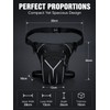 CYOUYDFC Men's Hard Shell Drop Leg Bag, Waterproof Motorcycle Thigh