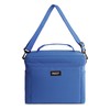 PackIt Freezable Newport Cooler, Azure Blue, Collapsible, Reusable, Built with