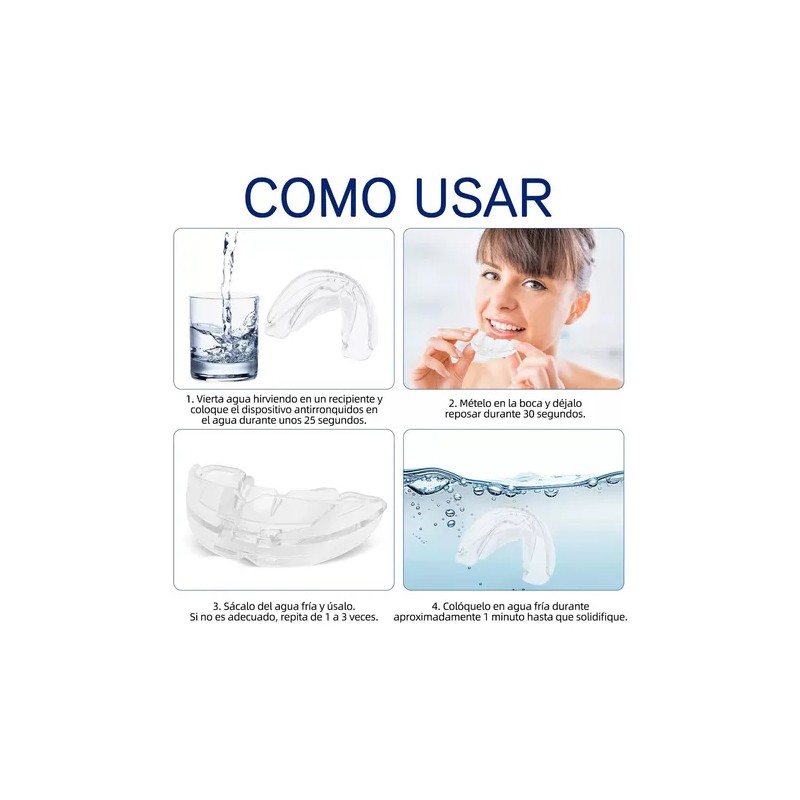 Nuevo Dispositivo Antironquidos Mejorado Para Dormir Bien