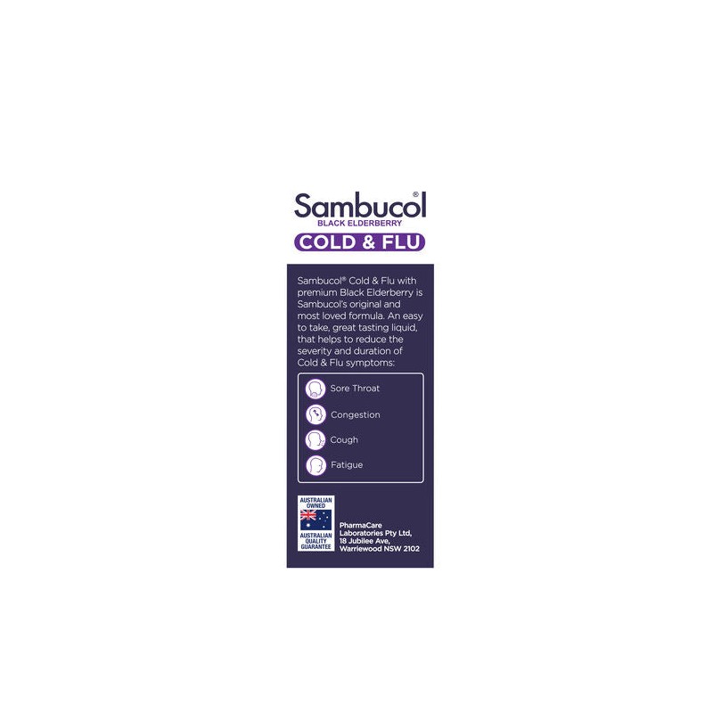 Sambucol Cold & Flu Syrup 120mL