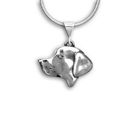 Sterling Silver Labrador Pendant for Necklace - Labrador Retriever Gifts for Women - Handcrafted in the USA
