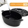 Wood Stove Steamer,2.5Quart Cast Iron Humidifier for Wood Stove,Large Capacity