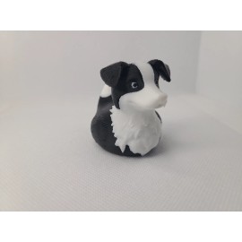 Marsala 3D Border Collie Duck 3D Print Mini Size Dog Cute Caine Gift Pet Animal Puppy