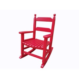 rockingrocker - K081DG Durable Dark Green Child’s Wooden Rocking Chair/Porch Rocker - Indoor or Outdoor - Suitable for 3-7 Years Old