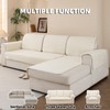 MELLYKORAN Couch Arm Covers Sherpa Fleece Chair Armrest Cover Sectional
