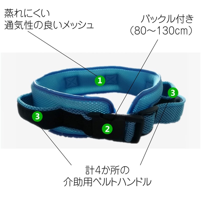 PIENSE Nursing Belt, Seat Transfer Aid, Rehabilitation, Elderly, Fall Prevention,