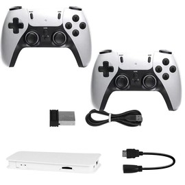 【Springtok】Coolnut 20,000+ Retro Game Console, Plug and Play Video Games Stick 26 Emulators, 4K HDMI Output, Premium Dual Controllers, New Year Gift - Storage Capacity: M15+