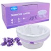 Elzrghs Commode Liners for Bedside Commode, Portable Toilet, Bed Pan,