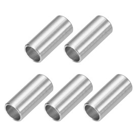 sourcing map 5 Pcs Stainless Steel Spacers, 8mm ID x 10mm OD x 22mmL 304 Stainless Steel Bushing Screw Standoff Unthreaded Round Spacer for 5/16" or M8 Screws Bolts Nuts