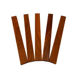 Exotic Wood Zone Pack of 5, Cutting Board Blocks Padauk | Best 3/4" x 2" x 24" Lumber Boards
