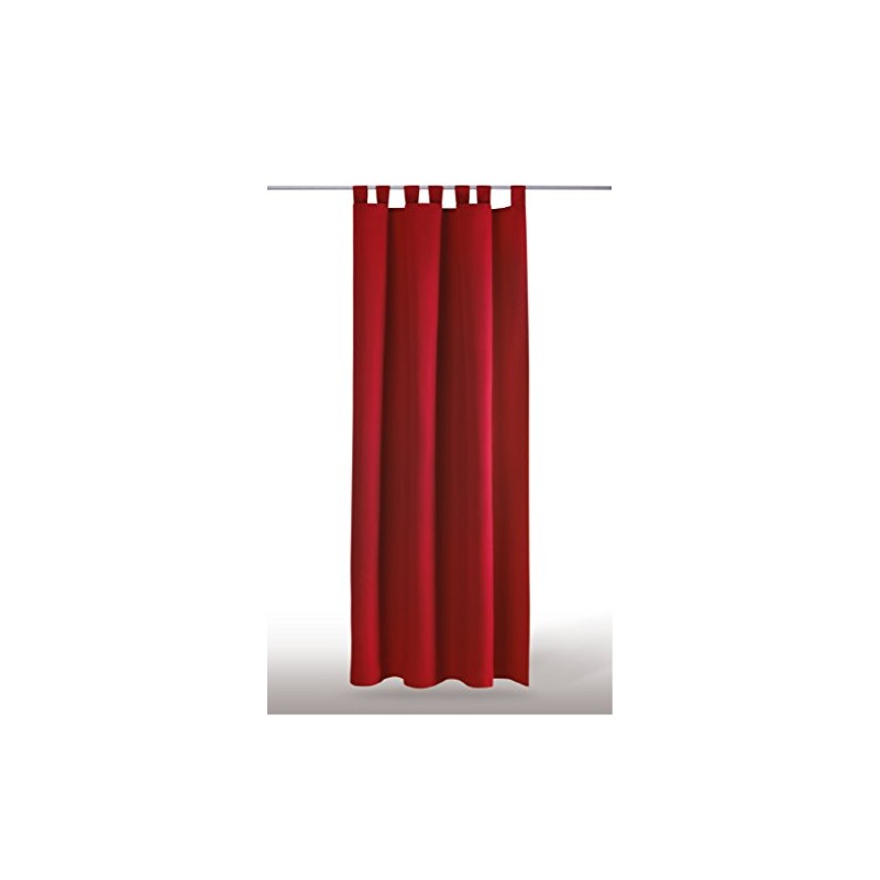 Ellen decorative curtains, universal straps, tab-top curtain