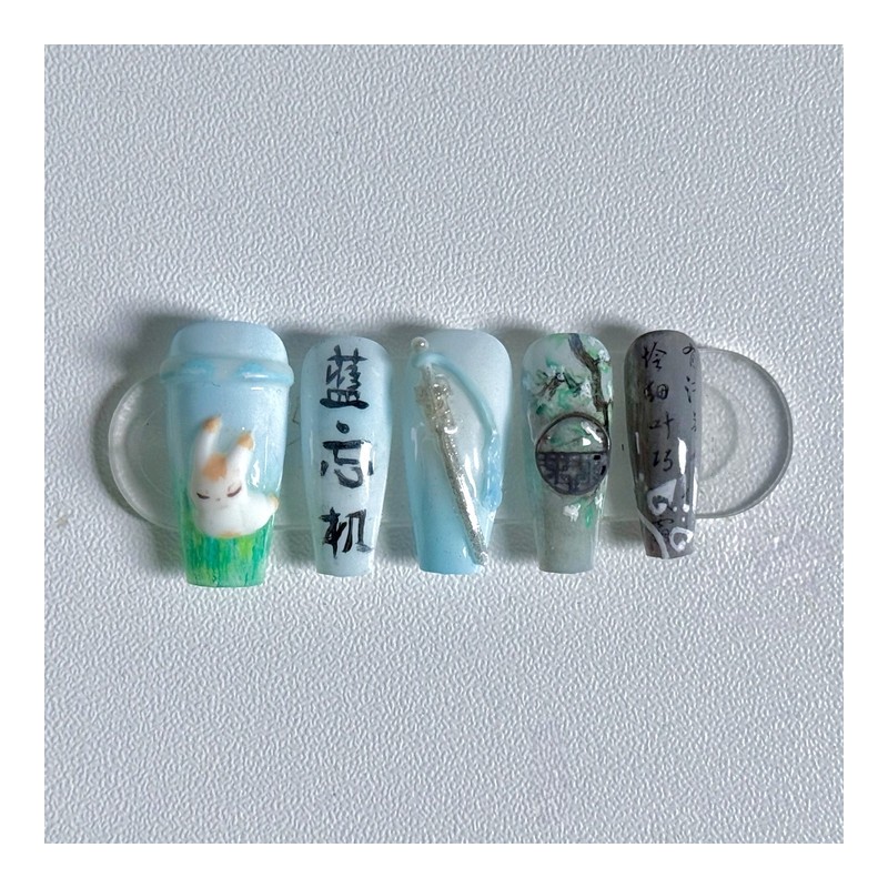 Favorite Signature Omakase Nail |Custom Nail - Coffin Egg /