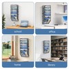 JMHUD 10 Tier Wall Hanging File Organizer, Paper Folder Holder