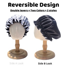 AKISS Baby Infant Newborn Toddler Satin Silk Hair Bonnet for Baby Girl Boy Sleeping Kids Cap Hat Newborn Baby