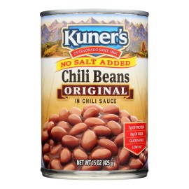 UD_Kuner No Salt Added Chili Beans In Chili Sauce - Case Of 12 - 15 Oz