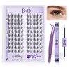 B&Qaugen Lash Clusters Kit Sunflower Lash Extension Kit No Lash