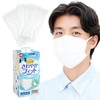 LEC Non-Woven Mask, Made in Japan, Refreshing Fit, Wide Rubber,