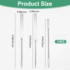 3 Pcs Metal Makeup Spatula Applicator Foundation Spatula Kit Stainless