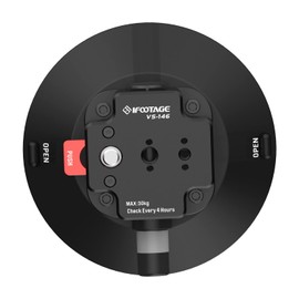 IFOOTAGE VS-146 Suction Cup Camera Car Mount,Vacuum Suction Mount,for Video Shooting on Winshield,Vehicle,Wall,Boats,Compatible with Action Cameras, DSLR,Gopro,Max.Payload 66.14lb/30kg