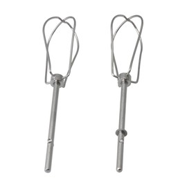 Walmine W10490648 Sliver Metal Hand Mixer Turbo Beaters Replacement for KHM Series , Replaces KHM2B, AP5644233, W10240913, PS4082859(Pack of 2)