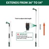 Seatern Telescoping Watering Wand for Garden Hose, 36”-54” Adjustable, 10