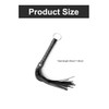 Hopzab 30cm Black Whip Crop Equestrian Riding Crops,Faux Leather Tassel