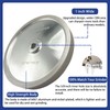 CBN Grinding Wheel 8 inch 320 Grit,1" Wide,5/8” Arbor,for Sharpening