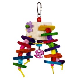 Super Bird Creations SB1177 Daddy Long Legs Bird Toy, Small/Medium Bird Size, 7.5 x 6